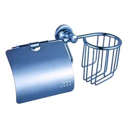 Держатель для туалетной бумаги и освежителя воздуха Potato металл хром / P1803-1