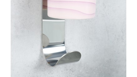 Держатель дозатора с крючком Fixsen Practica Хром / FX-800B