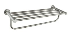 Полка для полотенец D-Lin металл матовая сталь / D250280