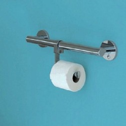 Держатель туалетной бумаги Keuco Plan Care без крышки латунь хром / 34962010000