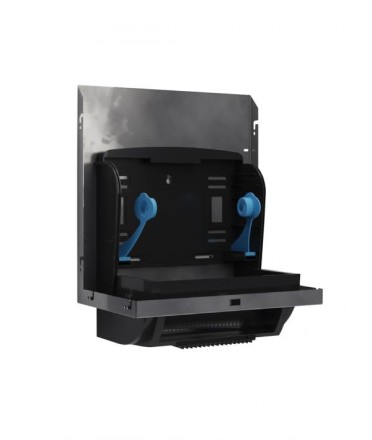 Диспенсер для бумажных полотенец Nofer в рулонах встраиваемый сенсорный черный / 12053.PA