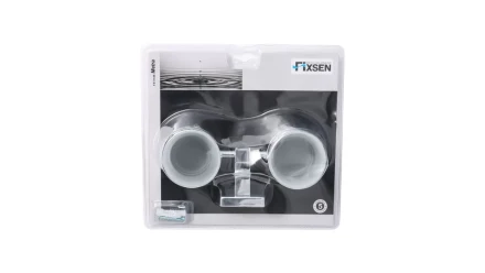 Подстаканник двойной Fixsen Metra Хром / FX-11107