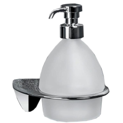 Дозатор для мыла COLOMBO DESIGN KHALA 0,4 л настенный стекло / B9303
