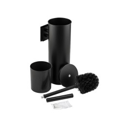 Ерш для унитаза Klimi настенный металл черный / 31401