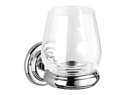 Держатель для стакана, в комплекте с хрустальным стаканом Keuco Astor Хром / 02150019000