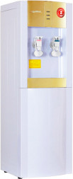 Кулер для воды Aqua Work 16-L/EN-G / белый-золотой нагрев есть, охлаждение компрессорное