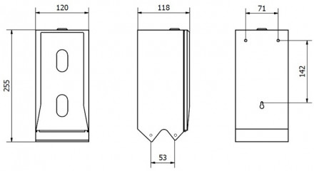 Диспенсер для бытовых рулонов туалетной бумаги металл белый Jofel AF22000