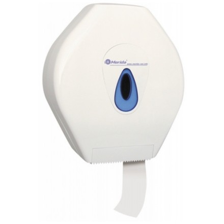 Диспенсер туалетной бумаги MAXI MERIDA TOP для средних рулонов, пластик белый / BTN101