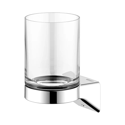 Держатель стакана, в комплекте с хрустальным стаканом Keuco Aveno Хром / 14650019000