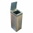 Сенсорное мусорное ведро EKO MIRAGE SLIM EK9270 GMT-30L / нержавеющая сталь / 30 л / матовая сталь
