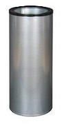 Урна металлическая Titan U250-30C / 30л. / серебро