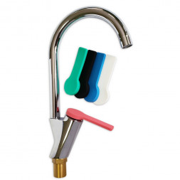 GFmark 5454-11 Смеситель кухонный боковой шаровый со сменными разноцветными ручками