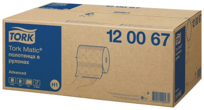 Бумажные полотенца в рулонах Tork Matic Advanced Soft Simple H1 120067 (рул.)