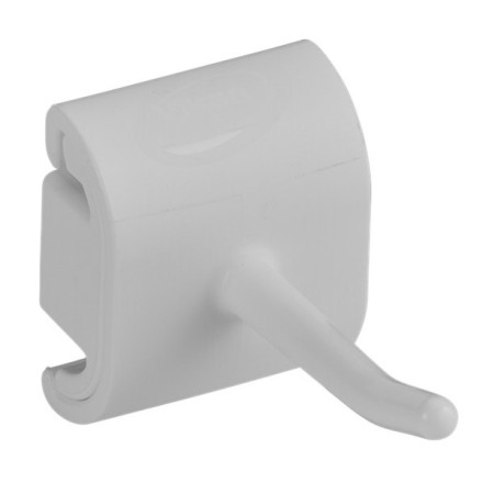 Гигиеничное настенное крепление Vikan и одинарный крюк 41,5 мм белый / 10125