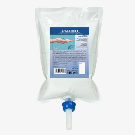 Мыло очиститель от жировых и технических загрязнений KEMAN в картридже 1000мл система S1 / 100114-1000