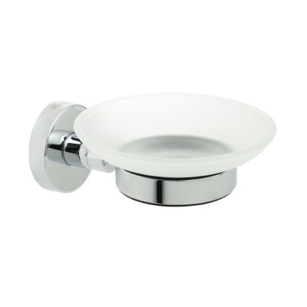 Мыльница стеклянная Fixsen Comfort Chrome хром / FX-85008