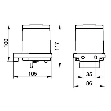 Дозатор для жидкого мыла Keuco MOLL механический настенный 180 мл металл пластик хром/антрацит / 12752010101