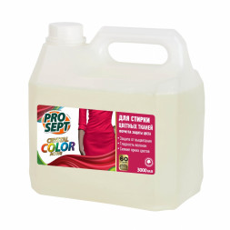 Ps-286-3 Prosept Crystal Color Жидкое моющее средство для стирки цветных тканей / 3 л