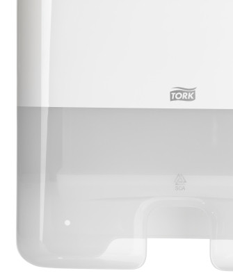 Диспенсер для бумажных полотенец Z сложения пластик белый Tork Xpress Multifold H2 552000