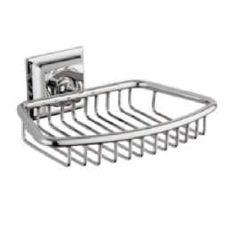 Мыльница настенная решетка 14 см D-Lin металл хром / D222130