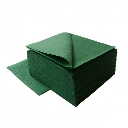 Lime 410600 Салфетки столовые 24x24 темно-зеленый (пач.)
