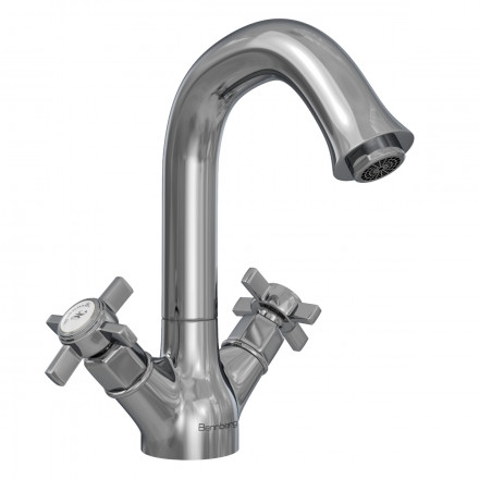 Bennberg 501222-CHROME Смеситель для умывальника двуручный