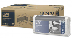 Нетканый материал для полировки в салфетках Tork Premium W4 197478 (пач.)