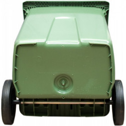 Контейнер для мусора на 2-х колёсах с крышкой 370л зеленый / 9620-25