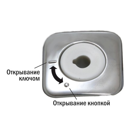 Диспенсер бумажных полотенец V-сложения Ksitex пластик Белый / TH-907W