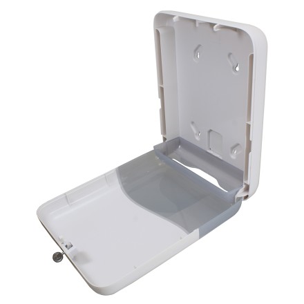 Диспенсер бумажных полотенец V-сложения Ksitex пластик Белый / TH-907W