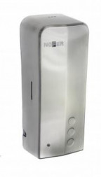 Nofer 03039.S Автоматический дозатор для мыла 1 л / металл / матовый