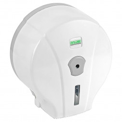 Диспенсер для туалетной бумаги в больших рулонах белый Vialli MJ2