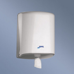 Jofel AG40000 Диспенсер для бумажных полотенец с центральной вытяжкой пластик белый