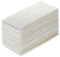 Бумажные полотенца листовые V-сложения Klimi 0226 / 200л / 25гр. / 23*23 (пач.)