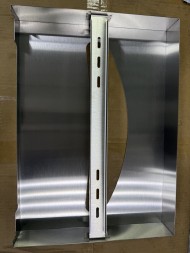 Диспенсер покрытий для унитаза 1/2 сложения WisePro металл хром / 77-36CH