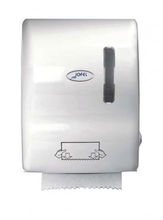 Jofel AG50010 Диспенсер для бумажных рулонных полотенец пластик белый