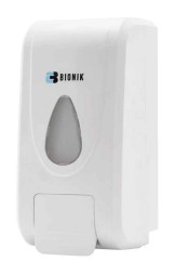 Дозатор для мыла Био-Дез механический пластик белый BK1021 &quot;BIONIK&quot; 1 л / BK1021/2