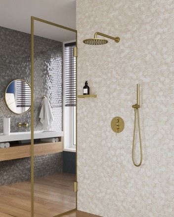 Душевая система встроенная Timo Saona Золото матовое / SX-2369/17SM