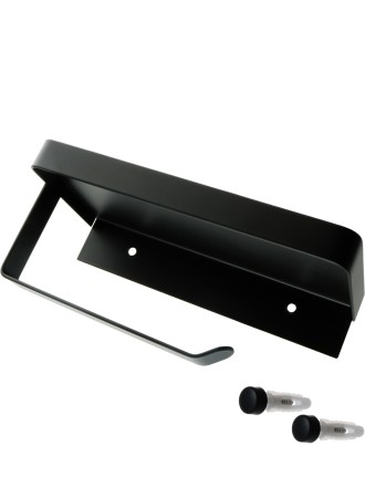 Бумагодержатель с полкой для телефона Fixsen HoReCa Черный / FX-31011B