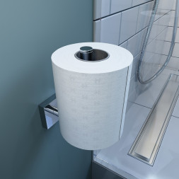 Держатель для туалетной бумаги IDDIS запасного рулона латунь хром / EDISBS0i43