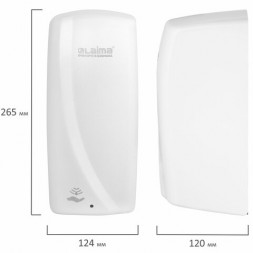 Дозатор LAIMA сенсорный для мыла-пены , 1 л, белый, пластик / 605780