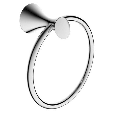 Держатель настенный для полотенец в форме кольца Potato хром / P7504