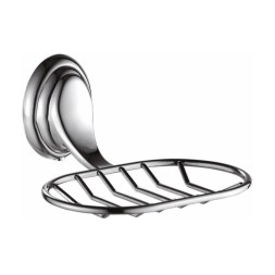 Мыльница настенная решетчатая D-Lin металл хром / D221310