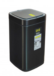 EK9252 P-12L-MBS, EKO Сенсорное мусорное ведро 12 литров, ЧЕРНЫЙ САТИН
