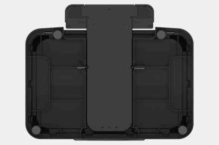 Урна прямоугольная с педалью Primanova 12 л Матовая сталь / D-JH-8858