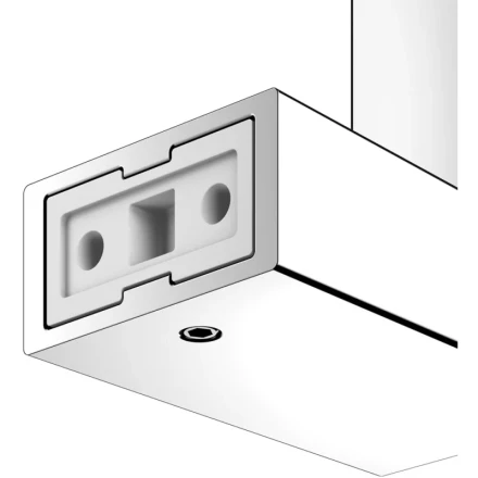 Держатель для полотенец вертикальный Keuco Edition 30х50 см латунь Хром / 11170010000