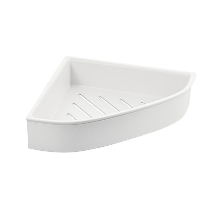 Полочка угловая BRIMIX пластик белый / 5677-11