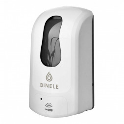 Сенсорный дозатор для мыла-пены Binele iFoam DE21BW / 1 л / картриджи / 280*150*100 мм / белый