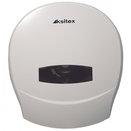 Диспенсер для средних рулонов туалетной бумаги пластик белый Ksitex TH-8001A