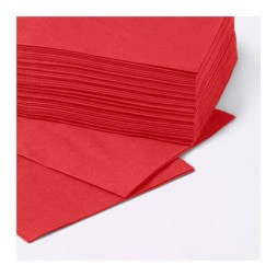 Салфетки бумажные Duni S. Point 38x38см красные 50 шт. (упак) / 53039
